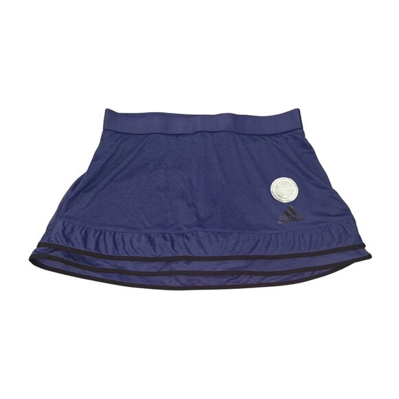 Adidas Women’s Navy Climachill Skirt w/ Built-In Shorts Size Small NWT - Picture 1 of 4
